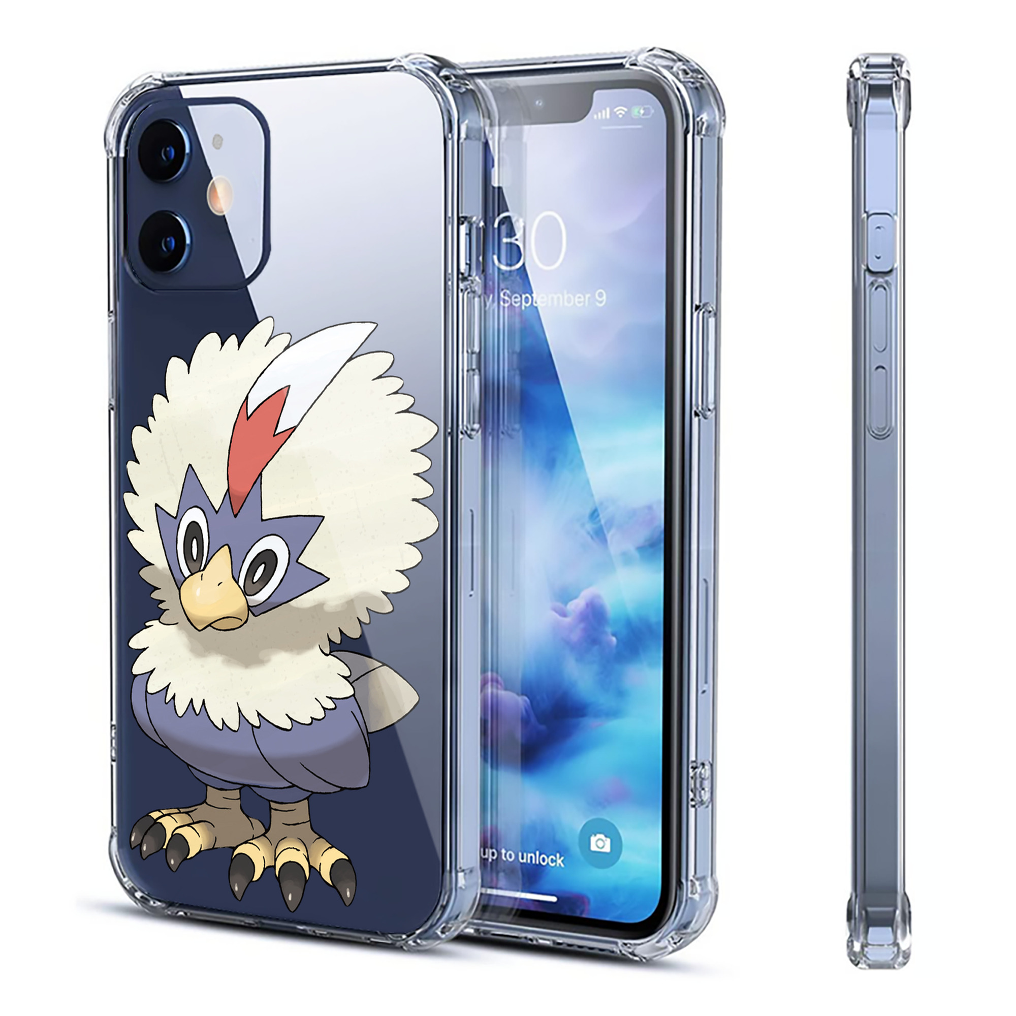 （画像用） ポケットモンスター Pokémon 【iPhone 12シリーズ対応】透明スマホケース（クリアソフトケース）